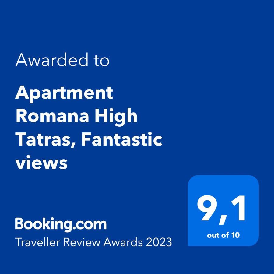 Apartment Romana High Tatras-Fantastic Views-Washer Nová Lesná Εξωτερικό φωτογραφία